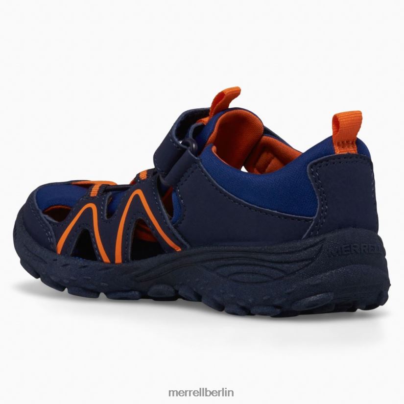 Kinder Merrell Marine/Orange Hydro-Explorer Schuhe PTTR4P1410