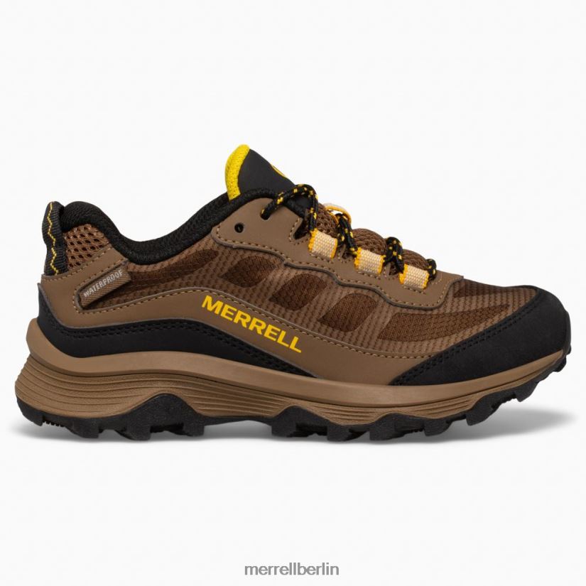 Kinder Merrell Nussbaum Moab Speed ​​Low wasserdicht Schuhe PTTR4P1372