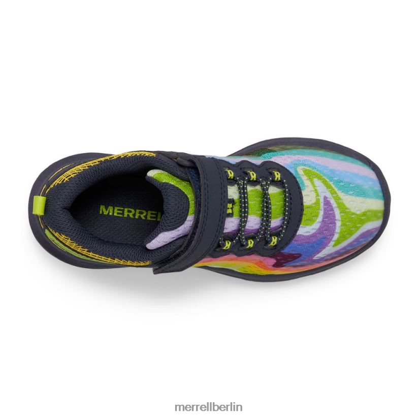 Kinder Merrell Regenbogenberge 4 Nova 3 Sneaker Schuhe PTTR4P1360