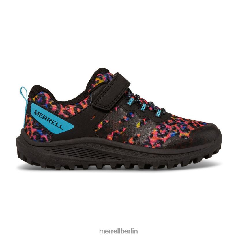 Kinder Merrell Regenbogenleopard Nova 3 Sneaker Schuhe PTTR4P1359