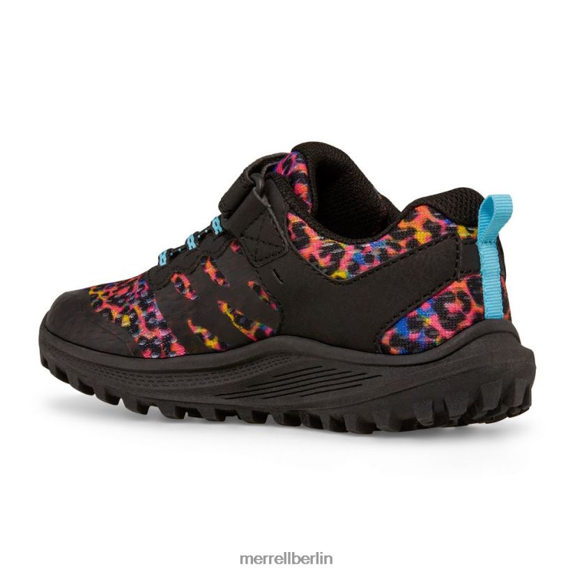 Kinder Merrell Regenbogenleopard Nova 3 Sneaker Schuhe PTTR4P1359
