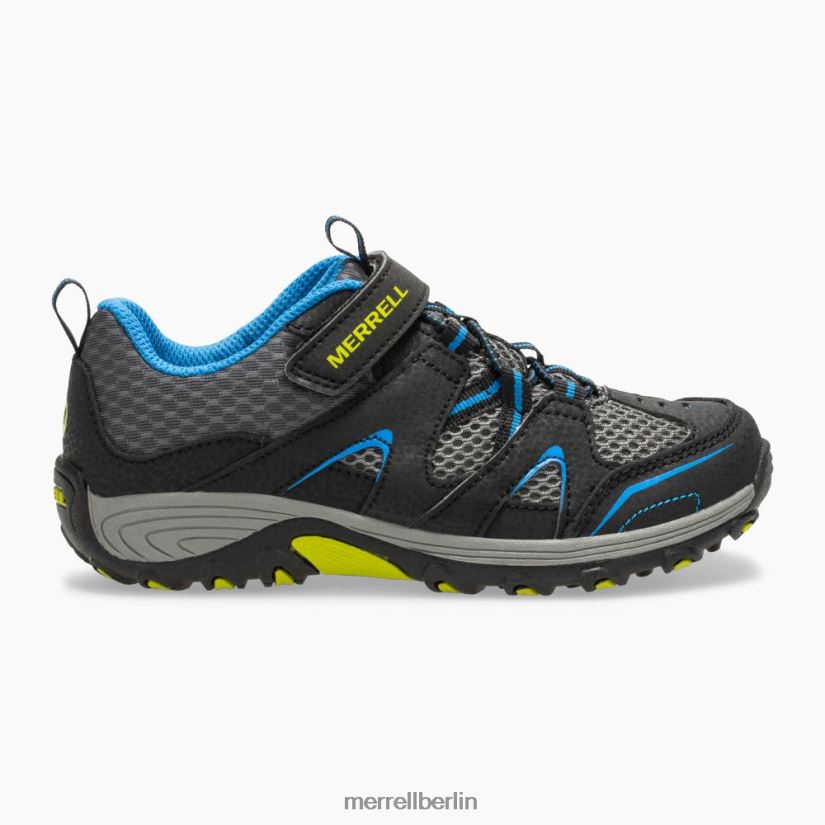 Kinder Merrell Schwarz Blau Trail Chaser-Schuh Schuhe PTTR4P1463