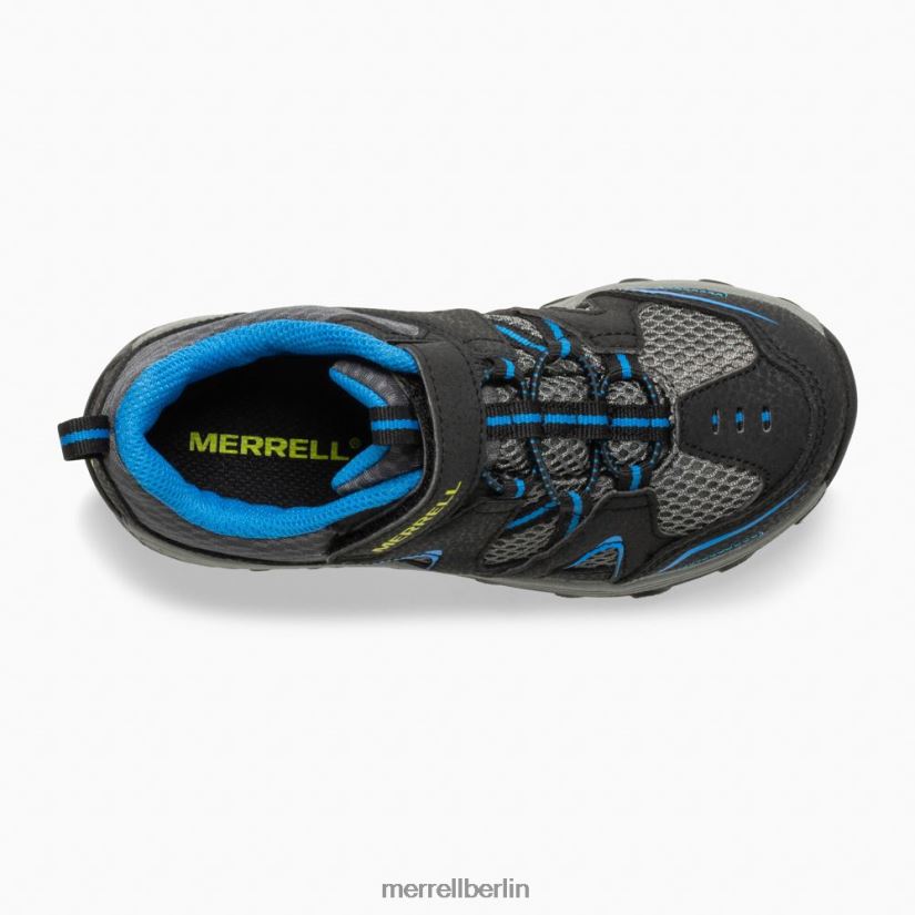 Kinder Merrell Schwarz Blau Trail Chaser-Schuh Schuhe PTTR4P1463