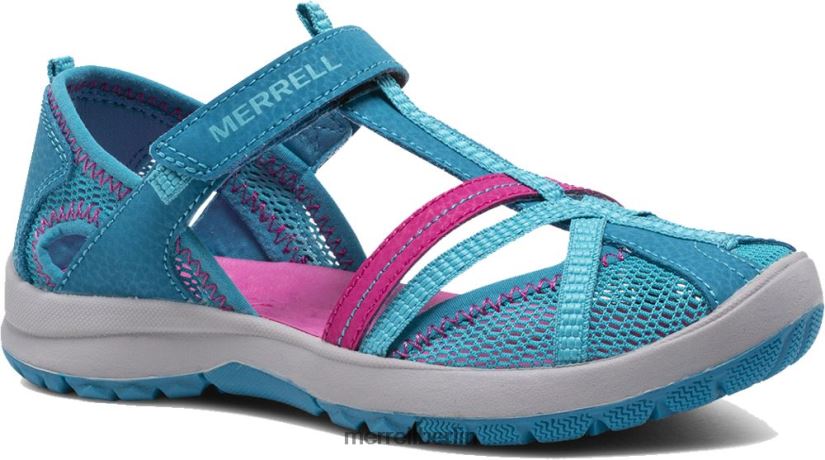 Kinder Merrell Türkis Libellen-Sandale Schuhe PTTR4P1416