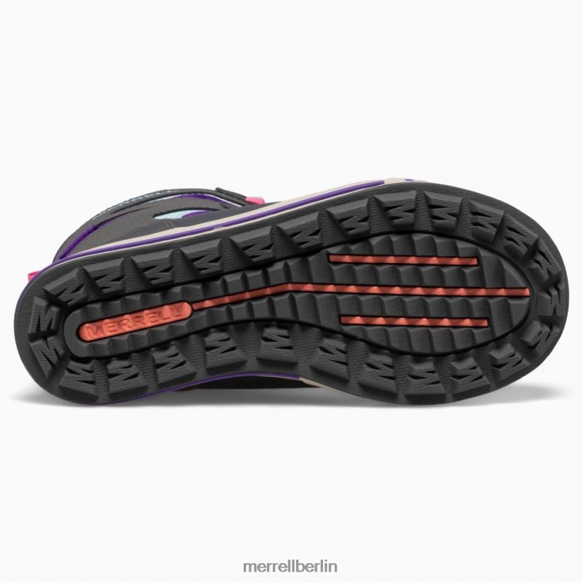 Kinder Merrell Ultraviolett/Grau Snow Bank 3.0 Stiefel Schuhe PTTR4P1484