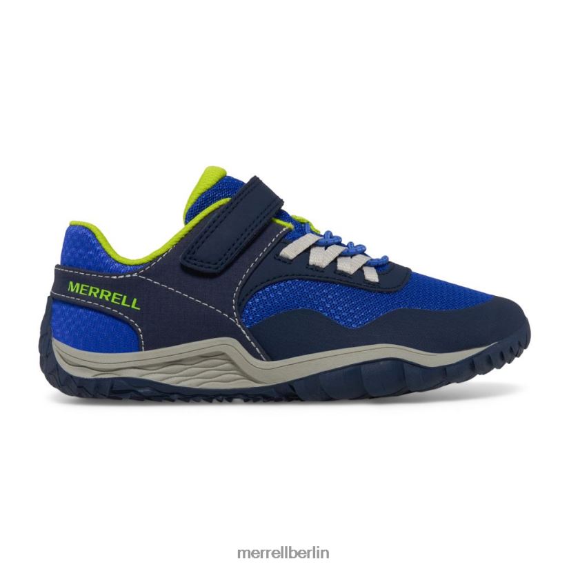 Kinder Merrell blau/limone Trail-Handschuh 7 a/c Schuhe PTTR4P1441