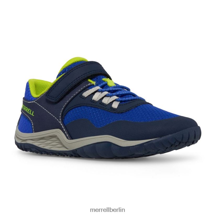 Kinder Merrell blau/limone Trail-Handschuh 7 a/c Schuhe PTTR4P1441