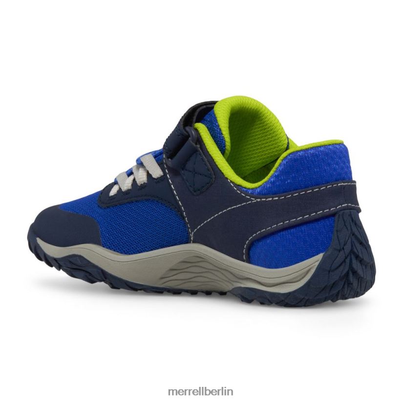 Kinder Merrell blau/limone Trail-Handschuh 7 a/c Schuhe PTTR4P1441