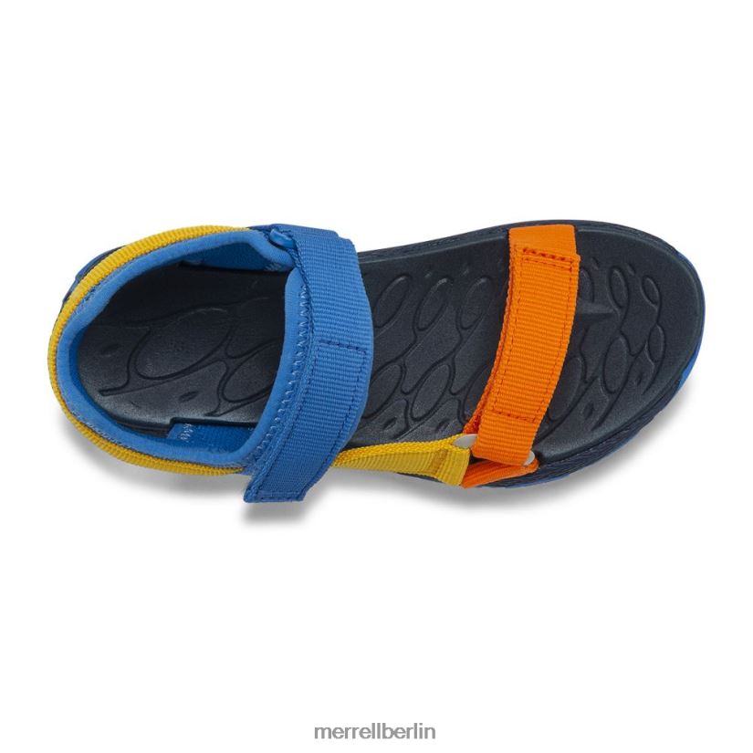Kinder Merrell blau-multi Kahuna Web-Sandale Schuhe PTTR4P1399