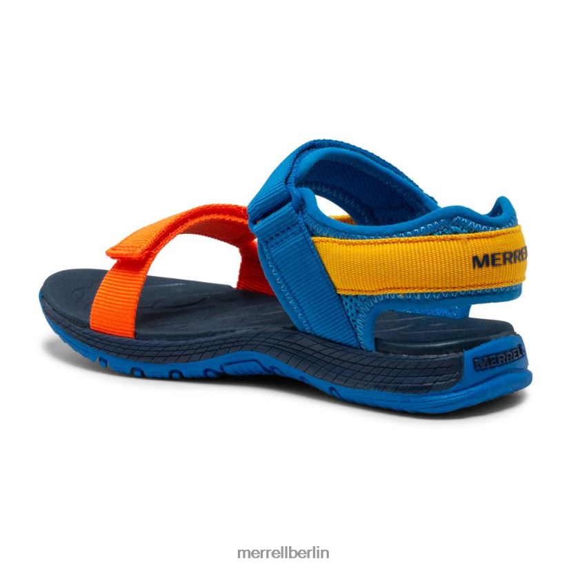 Kinder Merrell blau-multi Kahuna Web-Sandale Schuhe PTTR4P1399