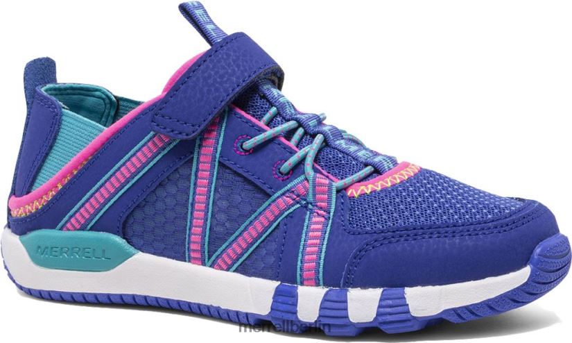 Kinder Merrell blau/türkis Hydro-Free-Roam-Sandale Schuhe PTTR4P1497