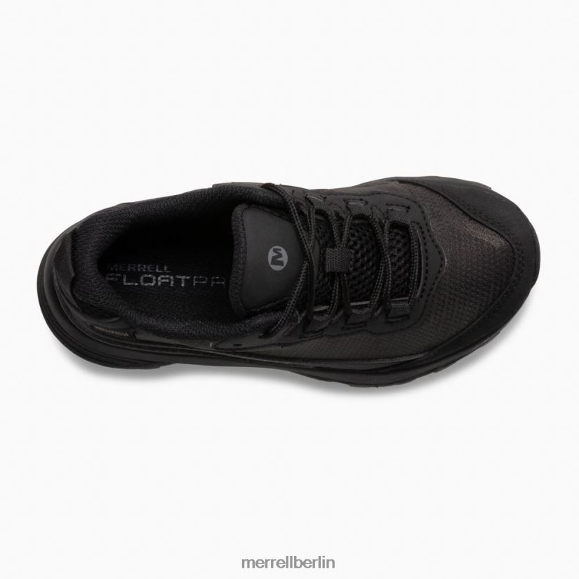 Kinder Merrell dreifach schwarz Moab Speed ​​Low wasserdicht Schuhe PTTR4P1377