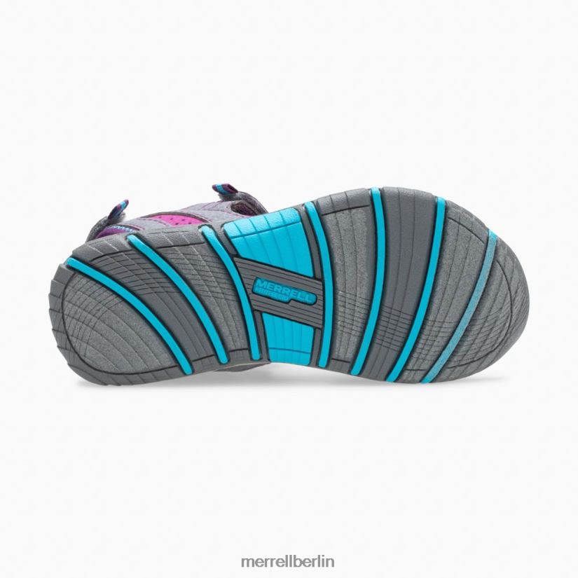 Kinder Merrell grau Panther Sandale 2.0 Schuhe PTTR4P1403
