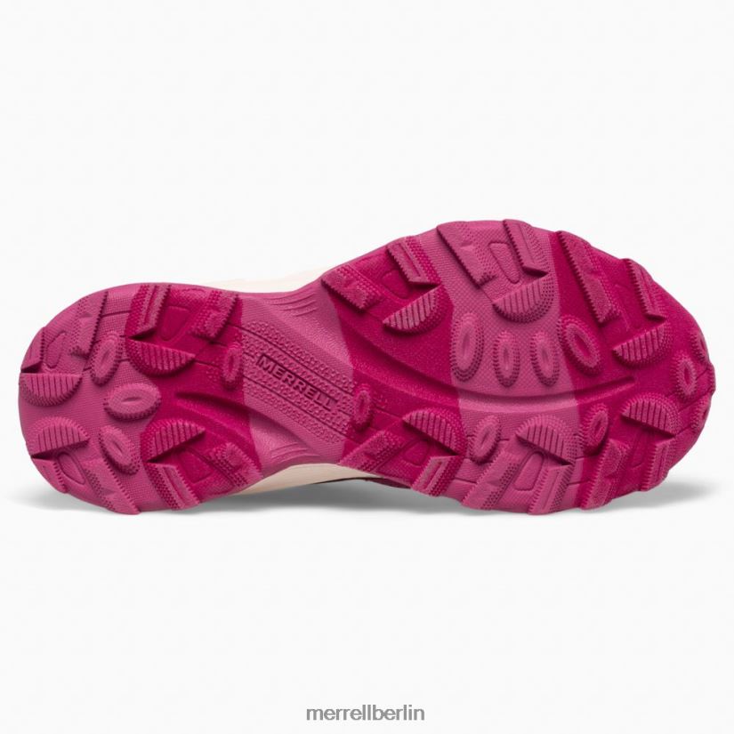 Kinder Merrell grau/beere Moab Speed ​​Low wasserdicht Schuhe PTTR4P1376