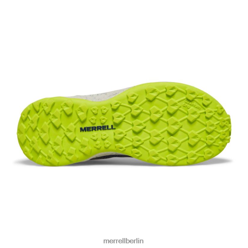 Kinder Merrell grau/marine/zitrone Moab-Flug niedrig Schuhe PTTR4P1437
