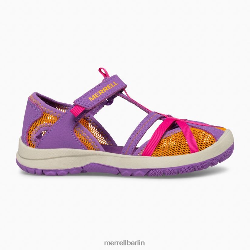 Kinder Merrell lila/orange Libellen-Sandale Schuhe PTTR4P1415