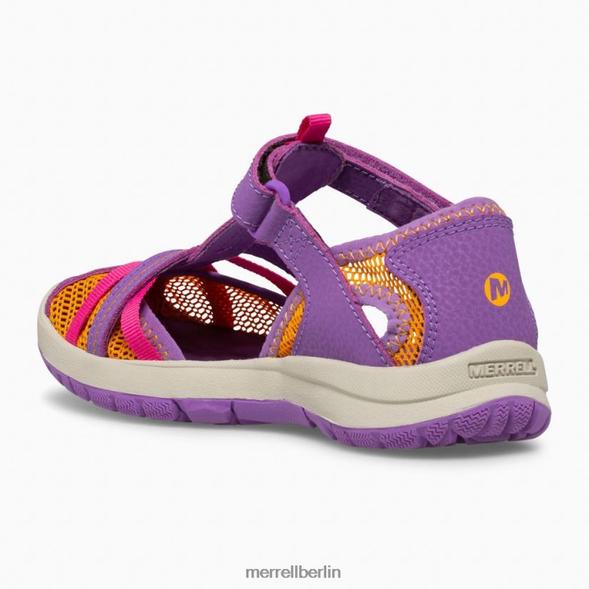 Kinder Merrell lila/orange Libellen-Sandale Schuhe PTTR4P1415