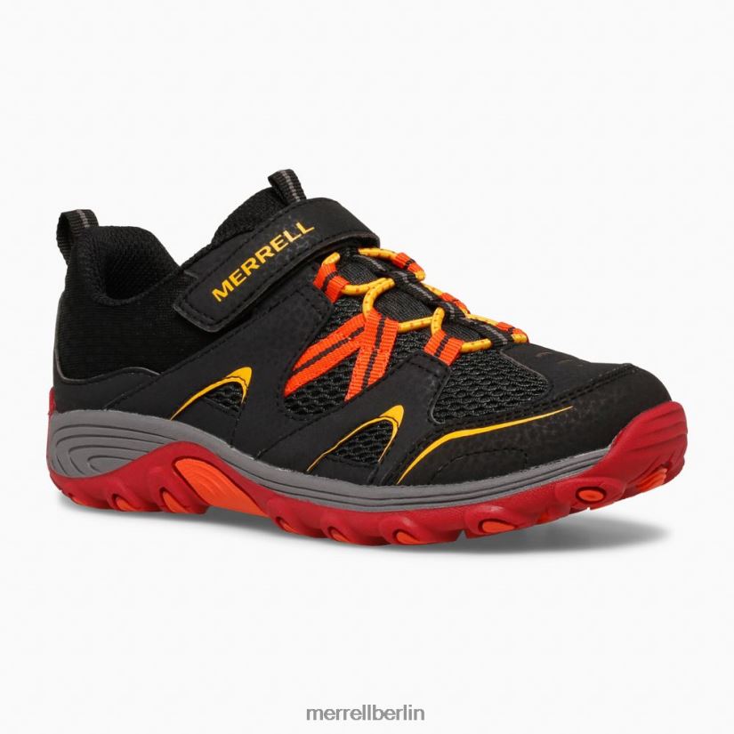 Kinder Merrell schwarz/grau/rot Trail Chaser-Schuh Schuhe PTTR4P1460