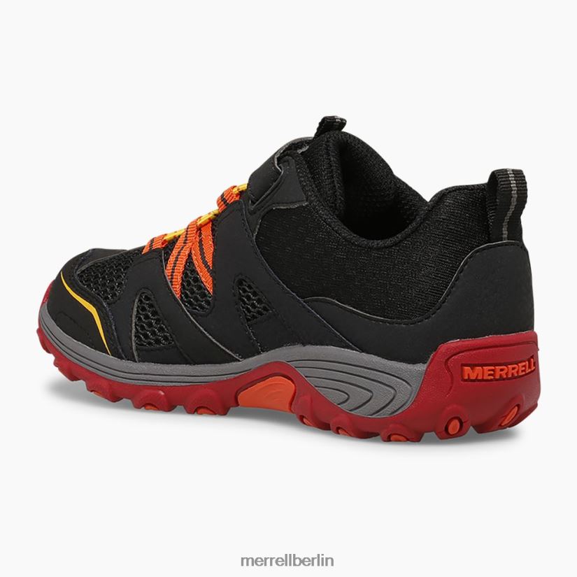 Kinder Merrell schwarz/grau/rot Trail Chaser-Schuh Schuhe PTTR4P1460