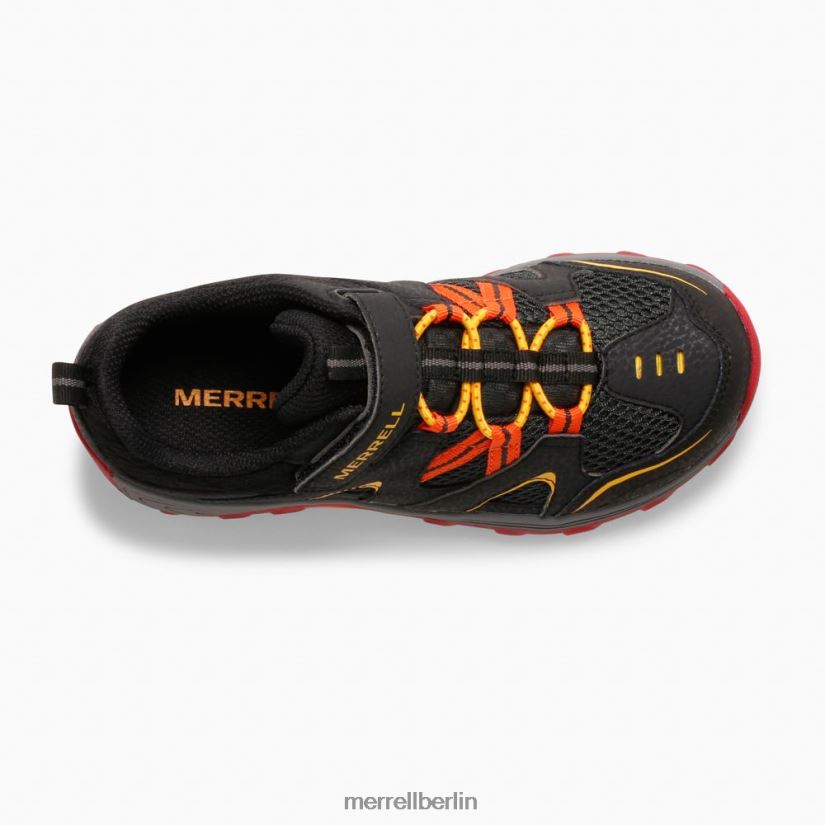 Kinder Merrell schwarz/grau/rot Trail Chaser-Schuh Schuhe PTTR4P1460