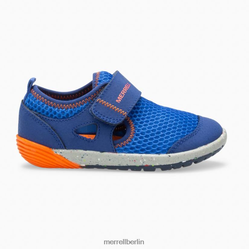 Kinder Merrell blau/orange Bare Steps H2O-Sneaker Schuhe PTTR4P1396