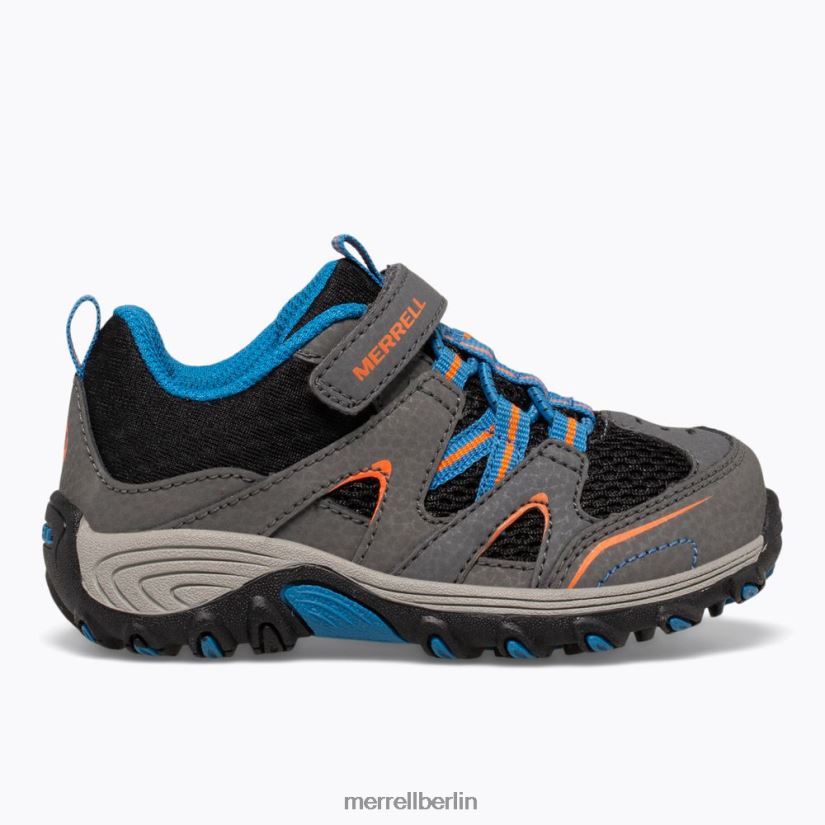 Kinder Merrell grau schwarz Trail Chaser Jr. Schuh Schuhe PTTR4P1342