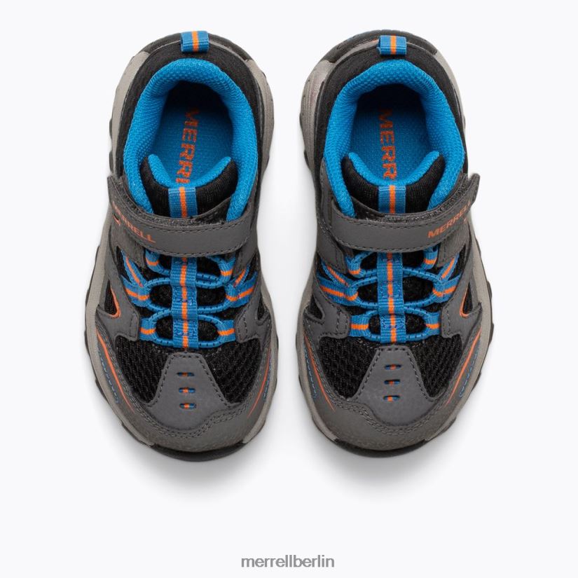Kinder Merrell grau schwarz Trail Chaser Jr. Schuh Schuhe PTTR4P1342