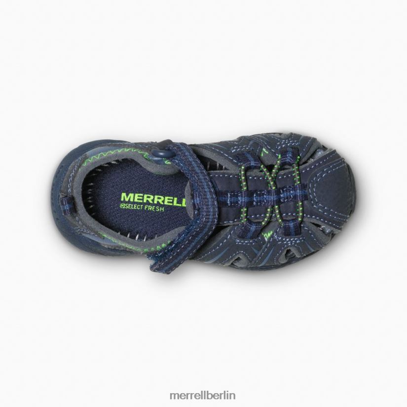 Kinder Merrell marine/grün Hydro jr. Sandale Schuhe PTTR4P1407