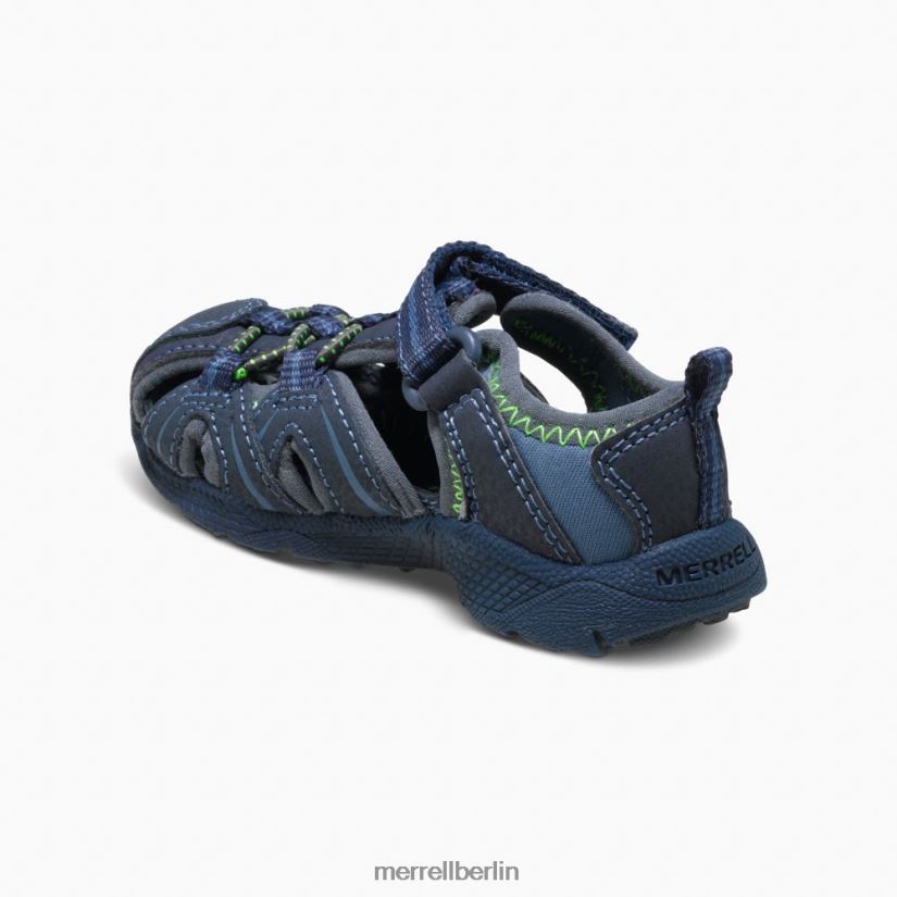 Kinder Merrell marine/grün Hydro jr. Sandale Schuhe PTTR4P1407