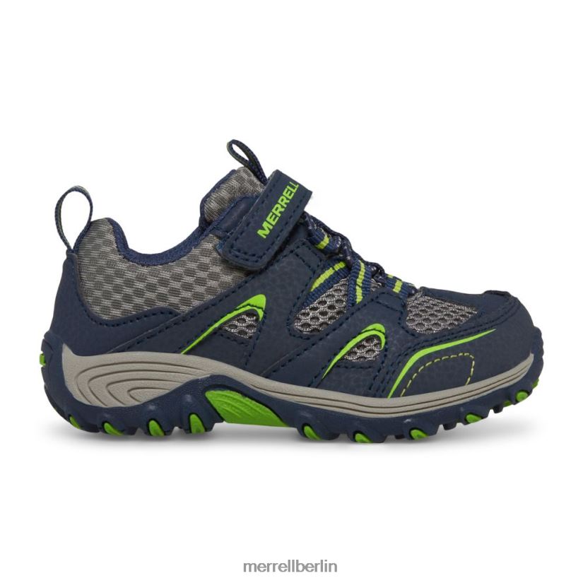 Kinder Merrell marine/grün Trail Chaser Jr. Schuh Schuhe PTTR4P1344