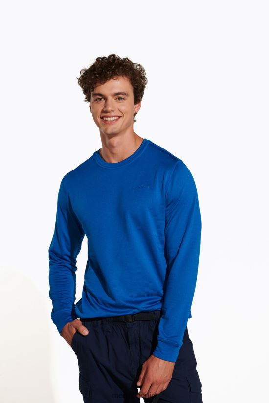 Männer Merrell Blau Geotex-Crew Kleidung PTTR4P768