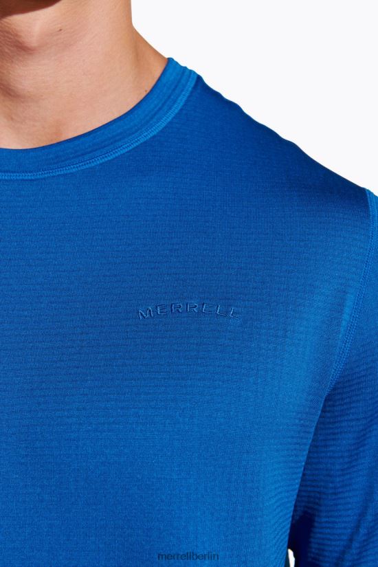 Männer Merrell Blau Geotex-Crew Kleidung PTTR4P768