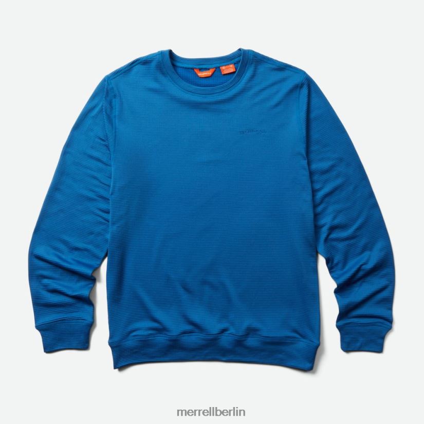 Männer Merrell Blau Geotex-Crew Kleidung PTTR4P768