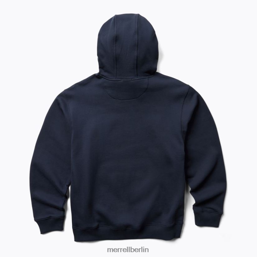 Männer Merrell Marine Scrap-Pullover-Kapuzenpullover Kleidung PTTR4P558