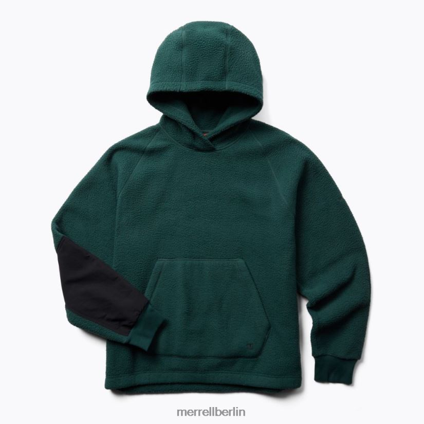 Männer Merrell Meeresmoos Sherpa-Kapuzenpullover Kleidung PTTR4P543