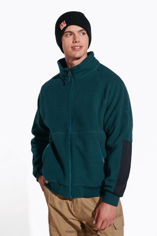Männer Merrell Meeresmoos Sherpa mit durchgehendem Reißverschluss Kleidung PTTR4P568