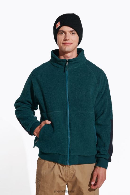 Männer Merrell Meeresmoos Sherpa mit durchgehendem Reißverschluss Kleidung PTTR4P568