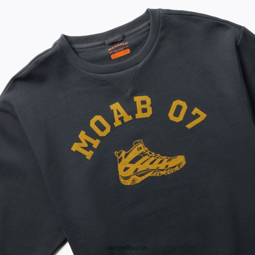 Männer Merrell Tusche Moab 07 Fleece mit Rundhalsausschnitt Kleidung PTTR4P323