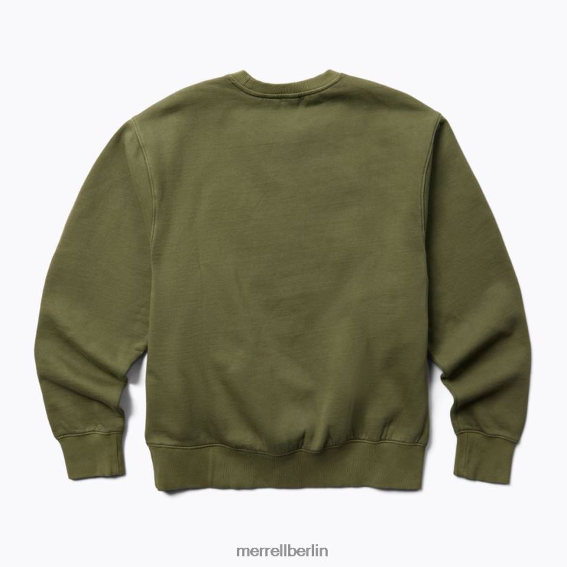 Männer Merrell staubiges Oliv Scout-Crew Kleidung PTTR4P329