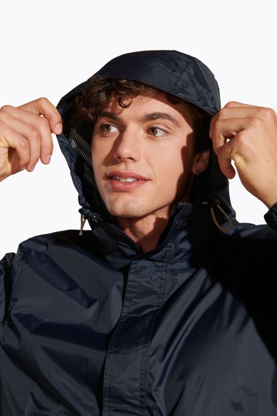 Männer Merrell Schwarz Fallon-Regenmuschel Kleidung PTTR4P472