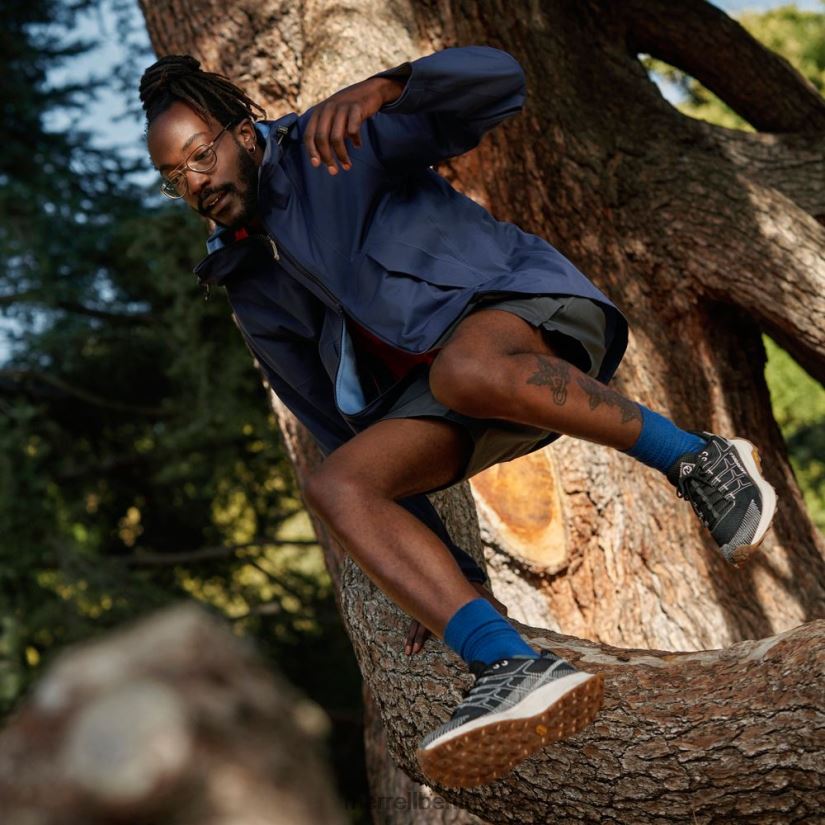 Männer Merrell Schwarz Flüstern Regenschale Kleidung PTTR4P165