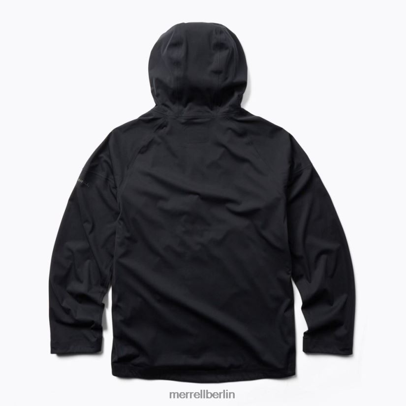 Männer Merrell Schwarz Flüstern Regenschale Kleidung PTTR4P168