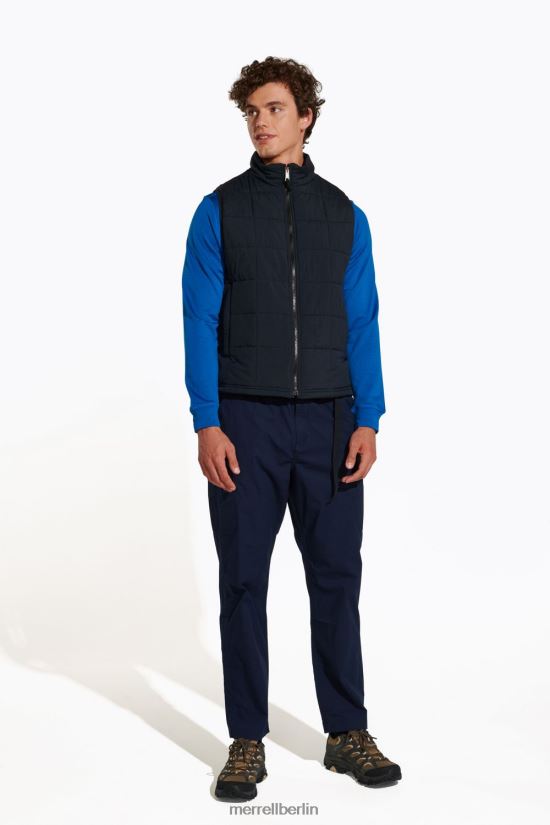 Männer Merrell Schwarz Geländeisolierte Weste Kleidung PTTR4P745
