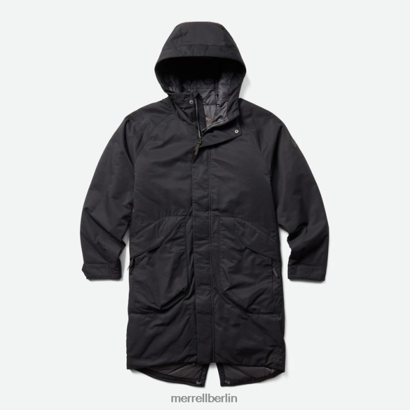 Männer Merrell Schwarz Kaidou mittelschwerer isolierter Parka Kleidung PTTR4P1247