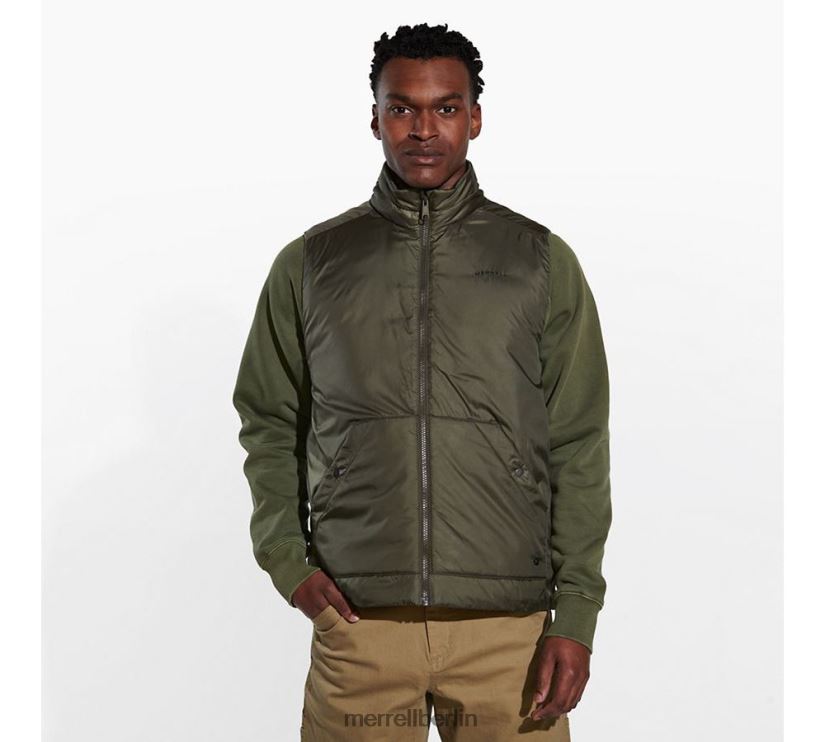 Männer Merrell staubiges Oliv Geotex-isolierte Weste Kleidung PTTR4P590
