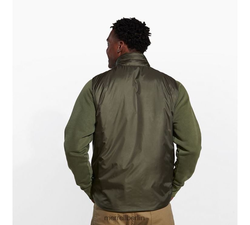 Männer Merrell staubiges Oliv Geotex-isolierte Weste Kleidung PTTR4P590