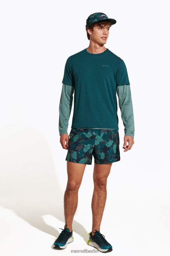 Männer Merrell Meeresmoos Alltags-T-Shirt mit Tencel Kleidung PTTR4P149