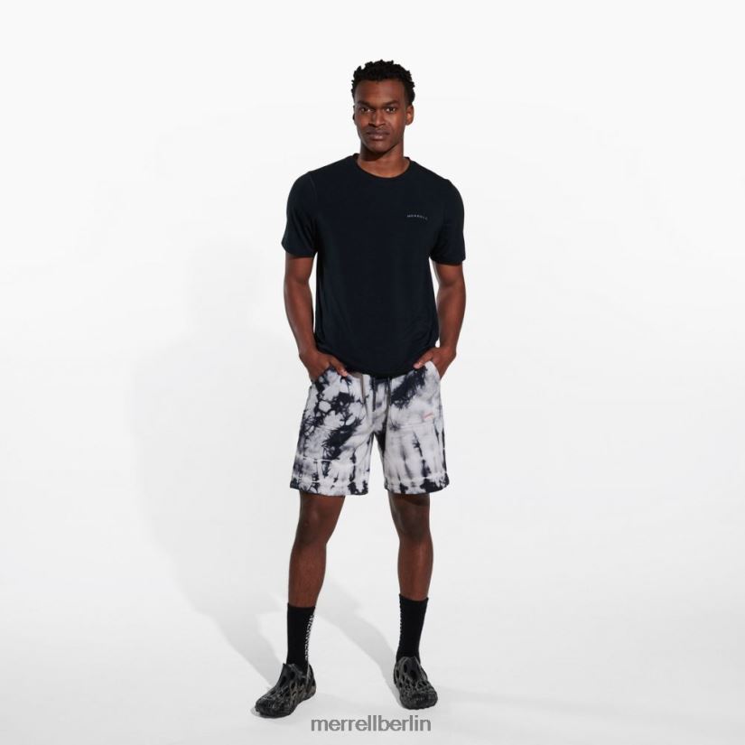 Männer Merrell Schwarz Alltags-T-Shirt mit Tencel Kleidung PTTR4P147