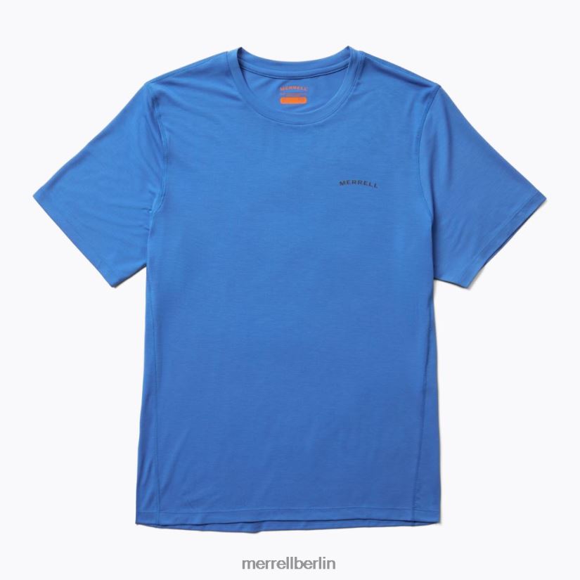 Männer Merrell Victoriablau Alltags-T-Shirt mit Tencel Kleidung PTTR4P148