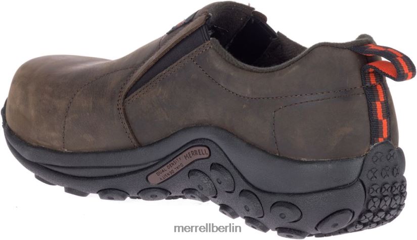 Männer Merrell Espresso Dschungel-Moc-Leder-Arbeitsschuh mit breiter Zehenpartie Schuhe PTTR4P487